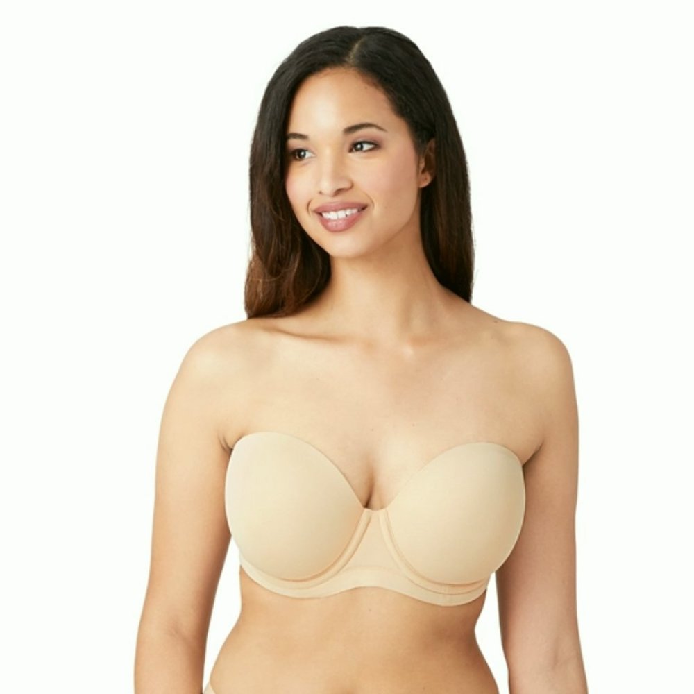 Like New! Wacoal Red Carpet Strapless Underwire Bra STYLE 854119, Sand, Size 38G